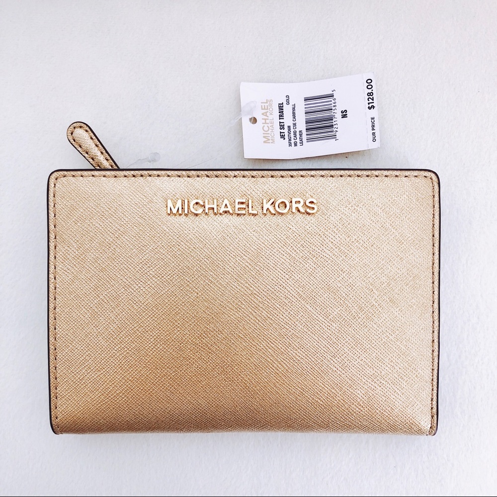 NWT Gold Michael Koes Wallet